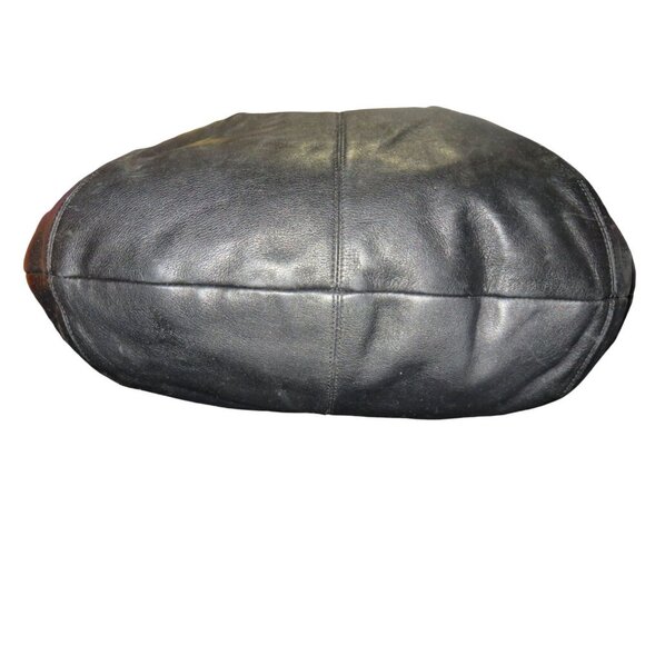 Coach 2010 Soho Black Leather Large Pleated Hobo Buckle Strap Shoulder Bag - Picture 6 of 14